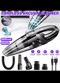 Wireless Handheld Vacuum Cleaner USB Charging Car Vacuum Cleaner Portable Wet&Dry Handheld Strong Suction Cordless 12000pa
