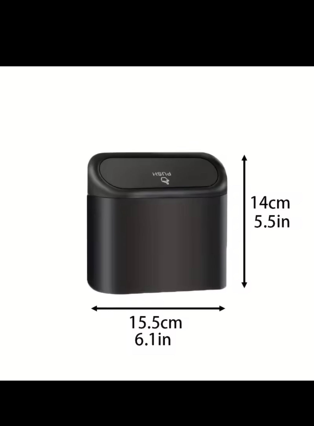 3Pcs Car Trash Can (with lid) Contains 60 (300) Garbage Bags, Small Car Trash Can and Leak-proof