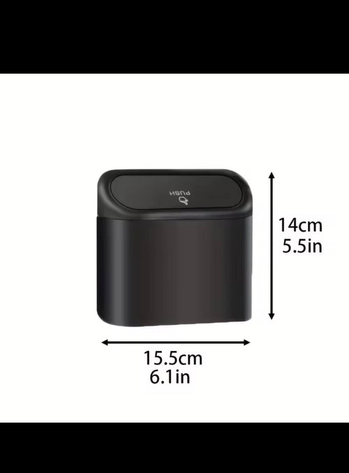 3Pcs Car Trash Can (with lid) Contains 60 (300) Garbage Bags, Small Car Trash Can and Leak-proof