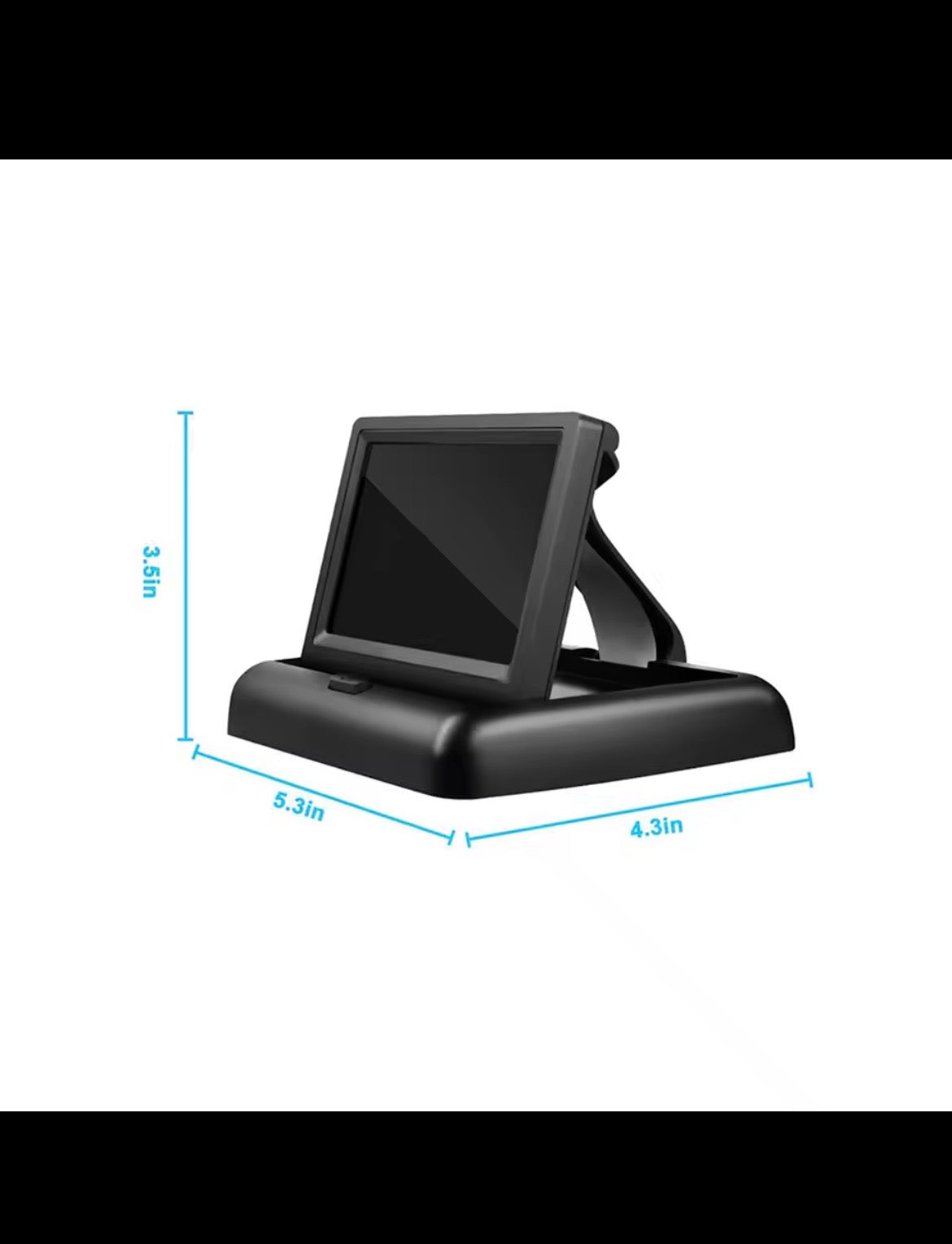 4.3 Inch HD Baby Car Mirror 150 Wide View 8LED IR Night Vision Back Seat Baby Car Camera Folding Screen Car Seat Mirror Display